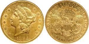 20 Dólar Estados Unidos de América (1776 - ) Oro 