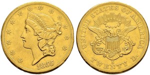 20 Dólar Estados Unidos de América (1776 - ) Oro 