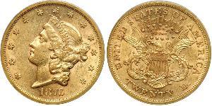 20 Dólar Estados Unidos de América (1776 - ) Oro 