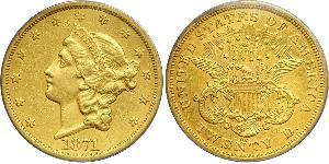 20 Dólar Estados Unidos de América (1776 - ) Oro 