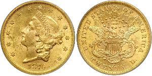 20 Dólar Estados Unidos de América (1776 - ) Oro 