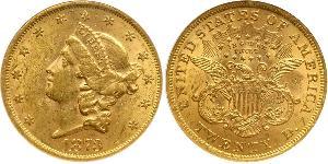 20 Dólar Estados Unidos de América (1776 - ) Oro 