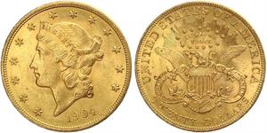 20 Dólar Estados Unidos de América (1776 - ) Oro 