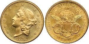 20 Dólar Estados Unidos de América (1776 - ) Oro 