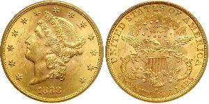20 Dólar Estados Unidos de América (1776 - ) Oro 
