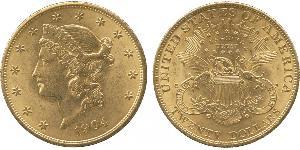 20 Dólar Estados Unidos de América (1776 - ) Oro 