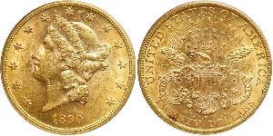 20 Dólar Estados Unidos de América (1776 - ) Oro 