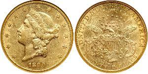 20 Dólar Estados Unidos de América (1776 - ) Oro 