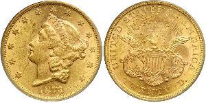 20 Dólar Estados Unidos de América (1776 - ) Oro 