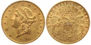 20 Dólar Estados Unidos de América (1776 - ) Oro 