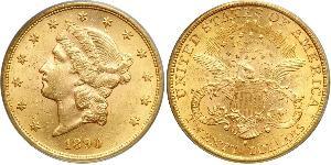 20 Dólar Estados Unidos de América (1776 - ) Oro 