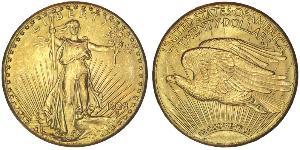 20 Dólar Estados Unidos de América (1776 - ) Oro 