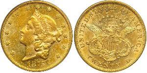 20 Dólar Estados Unidos de América (1776 - ) Oro 