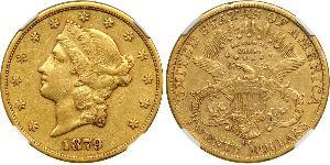 20 Dólar Estados Unidos de América (1776 - ) Oro 