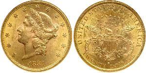 20 Dólar Estados Unidos de América (1776 - ) Oro 