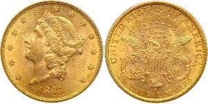 20 Dólar Estados Unidos de América (1776 - ) Oro 
