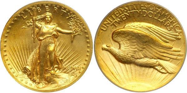 20 Dólar Estados Unidos de América (1776 - ) Oro 