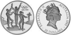 20 Dólar Australia (1939 - ) Plata 