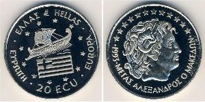 20 Ecu Hellenic Republic (1974 - ) Copper/Nickel 