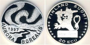 20 Ecu Finlandia (1917 - ) Plata 