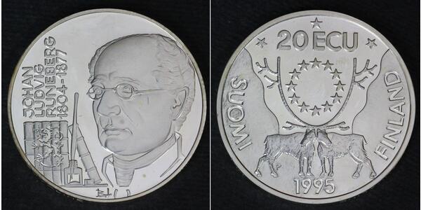 20 Ecu Finland Silver 