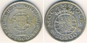 20 Escudo Mozambique Argent 