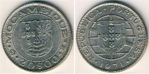 20 Escudo Mozambico Nichel 