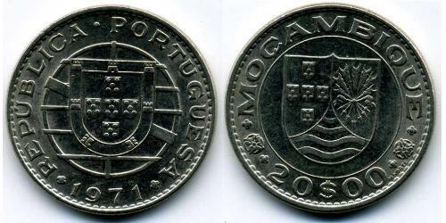 20 Escudo Mozambico Nichel 