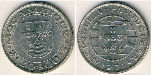 20 Escudo Mozambico Nichel 