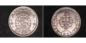 20 Escudo Portugal / Portuguese Angola (1575-1975) Plata 