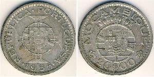 20 Escudo Mosambik Silber 