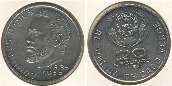 20 Escudo 佛得角 銅/镍 