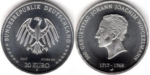 20 Euro Repubblica Federale di Germania (1990 - ) Argento 