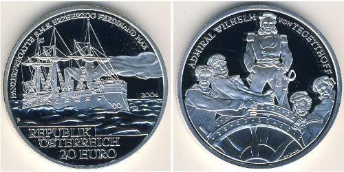 20 Euro Republic of Austria (1955 - ) Argento 