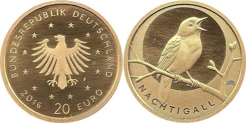 20 Euro Federal Republic of Germany (1990 - ) Gold 