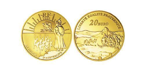 20 Euro French Fifth Republic (1958 - ) Gold 