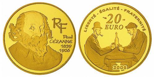 20 Euro Fünfte Französische Republik (1958 - ) Gold 
