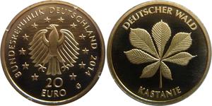 20 Euro Alemania (1990 - ) Oro 