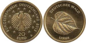 20 Euro Alemania (1990 - ) Oro 