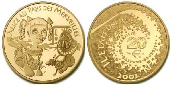 20 Euro Quinta Repubblica francese (1958 - ) Oro 