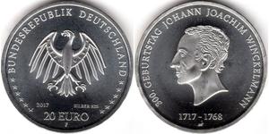 20 Euro Bundesrepublik Deutschland  (1990 - ) Silber 