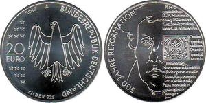 20 Euro Federal Republic of Germany (1990 - ) Silver 