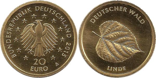 20 Euro 德国 金 