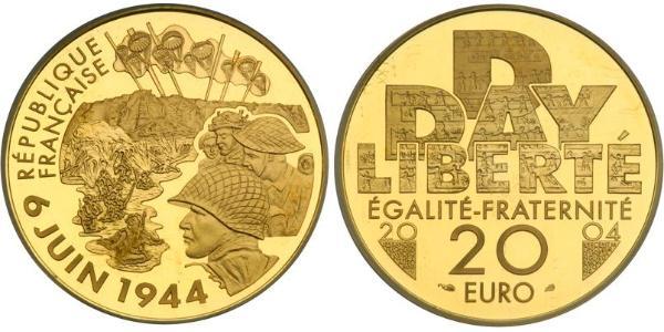 20 Euro 法蘭西第五共和國 金 