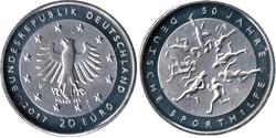20 Euro 德国 銀 