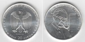 20 Euro 德国 銀 