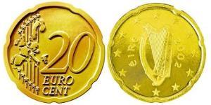 20 Eurocent Irlande (1922 - ) Tin/Aluminium/Cuivre/Zinc 