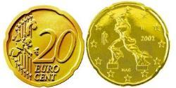 20 Eurocent Italie Tin/Aluminium/Cuivre/Zinc 