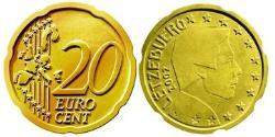20 Eurocent Luxembourg (pays) Tin/Aluminium/Cuivre/Zinc 