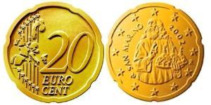 20 Eurocent Saint-Marin Tin/Aluminium/Cuivre/Zinc 